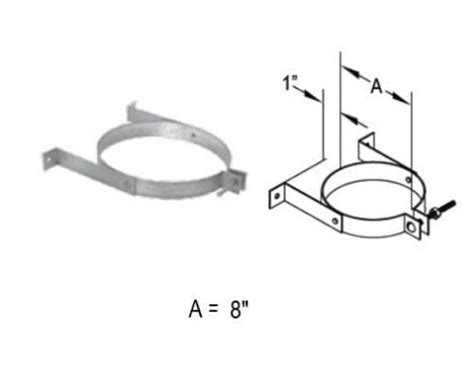 Duravent 58dva Ws 5 X 8 Directvent Pro Wall Strap