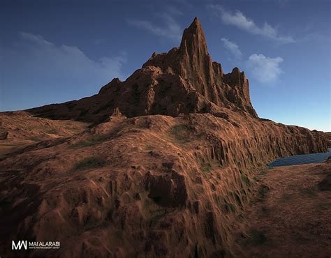 3D Landscape on Behance