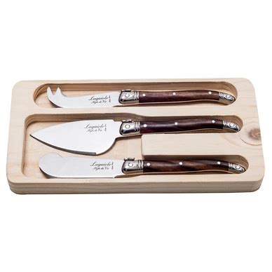 Cheese Knife Laguiole Style De Vie Premium Line Dark Wood Pc