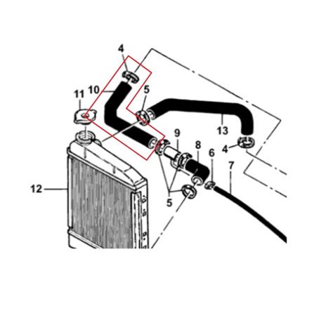 Durite Inf Rieure De Radiateur Microcar Virgo Mc Mc Lombardini Focs