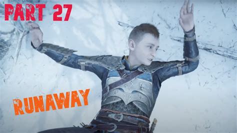 Part 27 The Runaway GIVE ME GOD OF WAR God Of War Ragnarök PS5