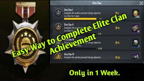 How To Complete Elite Clan Achievement Easy Way To Complete Elite