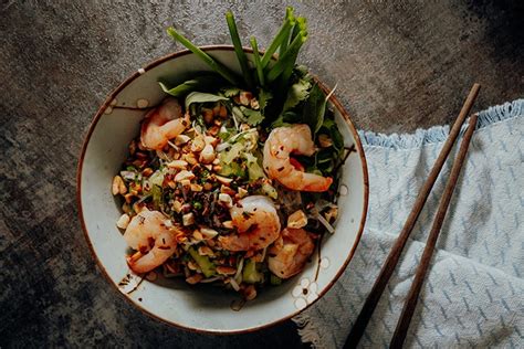 Vietnamesischer Glasnudelsalat Mit Garnelen Rezept