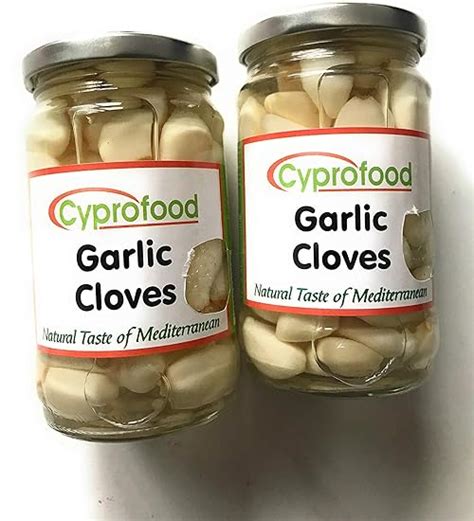 Garlic Cloves In Brine Pickled Garlic 2 Jar Of 200g Uk