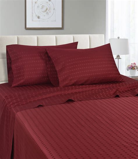 Spring Home 1200 Thread Count 100 Egyptian Cotton Deep Pocket Dobby