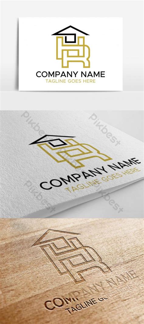 Minimalist Hr Or Hrs Initial Logo Template | AI Free Download - Pikbest