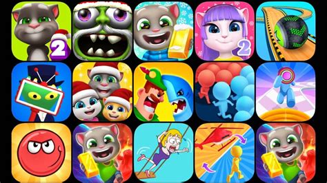 Ultimate Bowmasters Talking Tom Friends Red Ball Zombie Tsunami