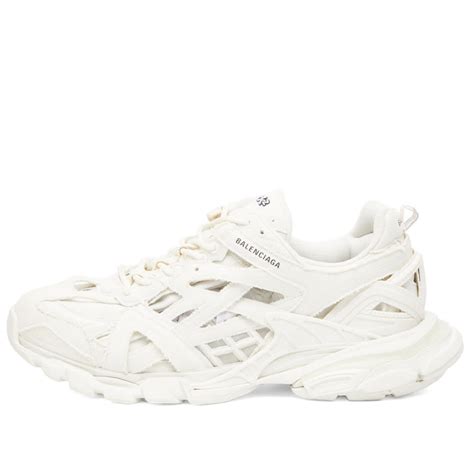 Balenciaga Track 2 Open Sneaker Eggshell And Black End Ca