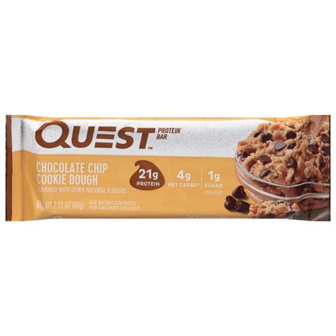 Save On Quest Keto Friendly Chocolate Chip Cookie Dough G Protein Bar