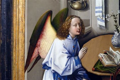 Workshop Of Robert Campin Annunciation Triptych Merode Altarpiece