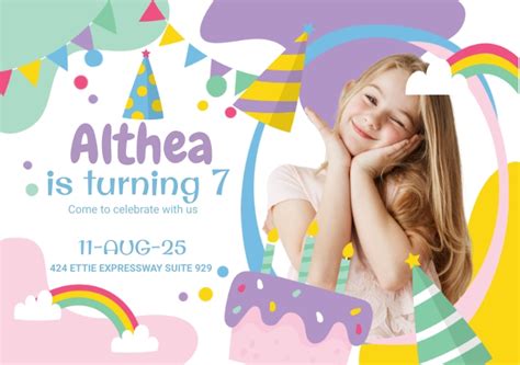 Drawing Birthday Tarpaulin Template Postermywall