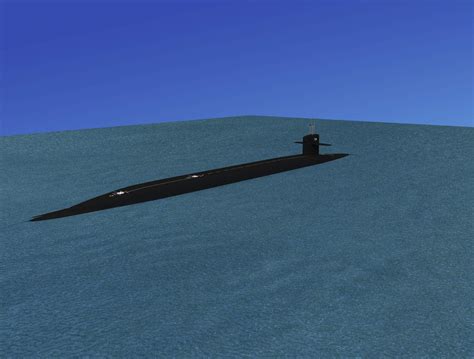 Ohio Class Ballistic Missile Submarine - 3D Model by Dreamscape Studios