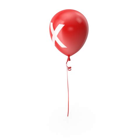 Letter X Balloon PNG Images & PSDs for Download | PixelSquid - S111843901