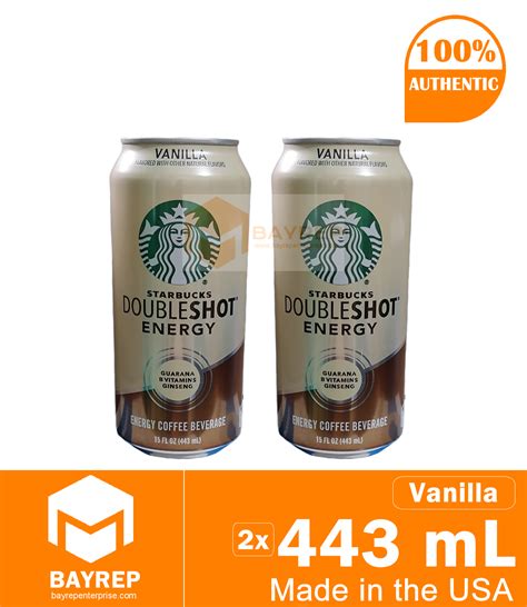 Starbucks Doubleshot Energy | Vanilla | 2-Pack, 443mL Each | Lazada PH