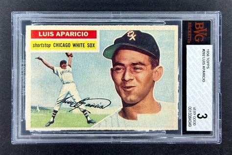 Topps Luis Aparicio Rc Chicago White Sox Bvg Vg Rookie