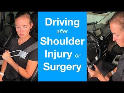 How To Drive After Shoulder Surgery Or Injury Shoulder Replacement