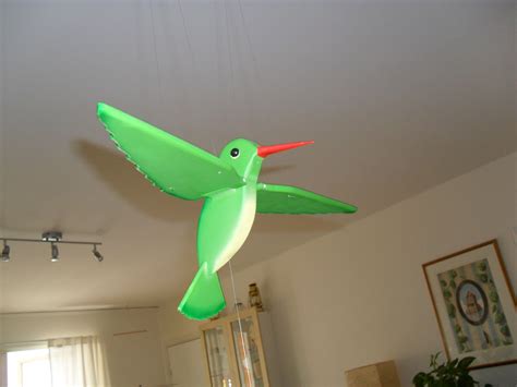 Wooden Flying Bird Mobile Humming Bird Arte Em Madeira Projetos De