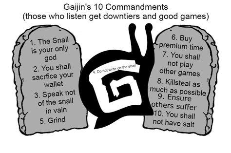 Gaijins 10 Commandments Rwarthunder