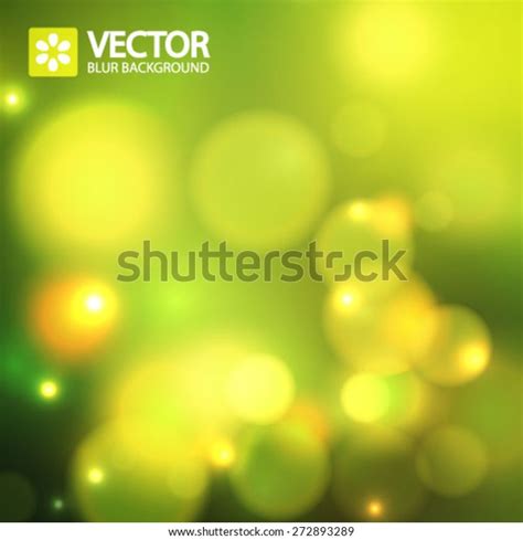 Green Bokeh Background Vector Illustration Stock Vector Royalty Free