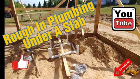 Layout Plumbing Rough In Slab Diagrams How To Plumb A Bathro