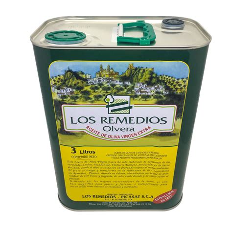 Aceite Oliva Virgen Extra Lata 3L Los Remedios Picasat