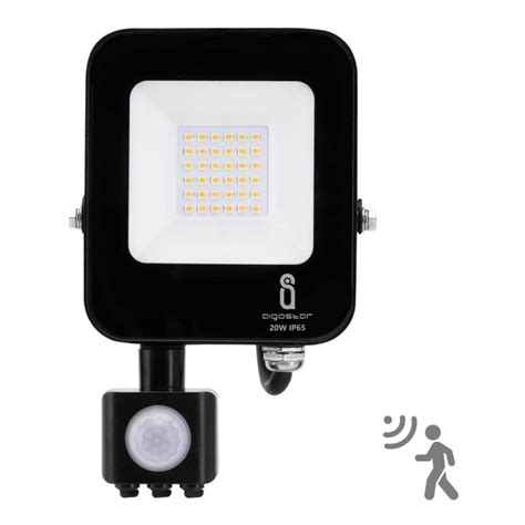 Aigostar LED Flutlicht Mit Sensor LED 20W 230V 4000K IP65