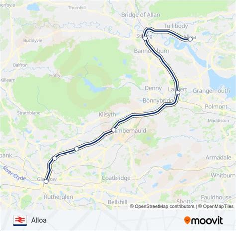 Scotrail Route Schedules Stops Maps Alloa Updated