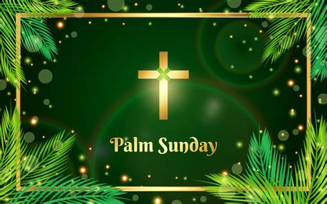 Palm Sunday Background 20355208 Vector Art At Vecteezy