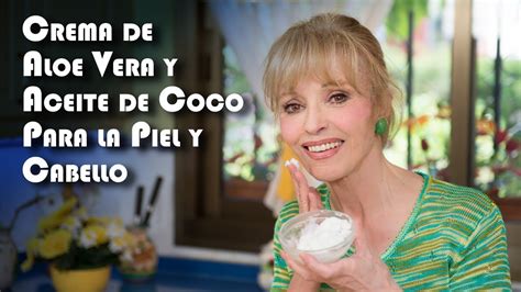 Crema De Aloe Vera Y Aceite De Coco Natural La Mejor Para La Piel Y