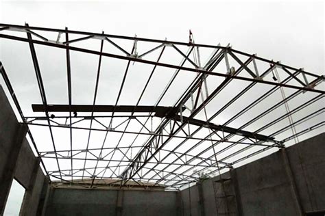 Prefabricated Roof Truss Steel Structure For Workshop