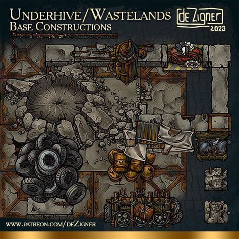 Underhive Wastelands Base Constructions Roll20 Marketplace Digital