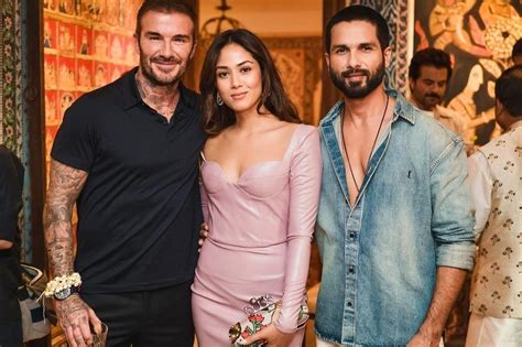 Shahid Kapoor: Shahid Kapoor calls David Beckham his and Mira's..