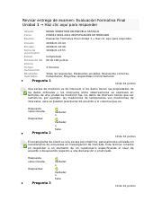 formativa semana 6 docx Revisar entrega de examen Evaluación