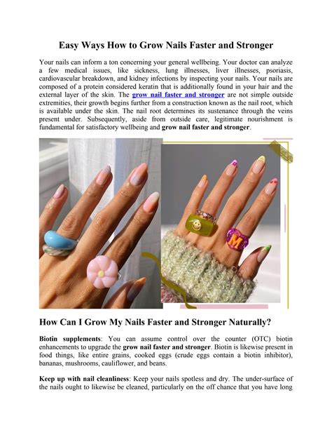 How To Grow Nails Faster And Stronger Glowsly Atelier Yuwa Ciao Jp