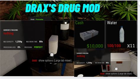 Draxs Drug Modpack At Drug Dealer Simulator Nexus Mods And Community