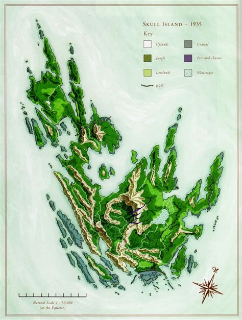 Skull Island Map Isles Of Scotland And Other Islands