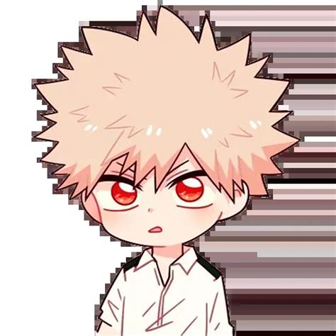 Telegram Sticker From Bakugou Katsuki Pack