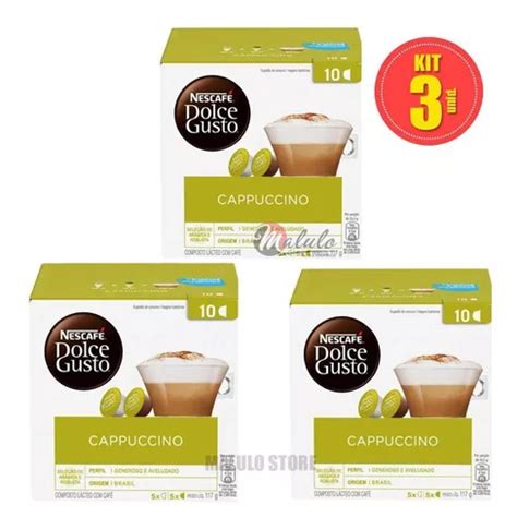 C Psulas Dolce Gusto Cappuccino Kit Caixas Mercadolivre