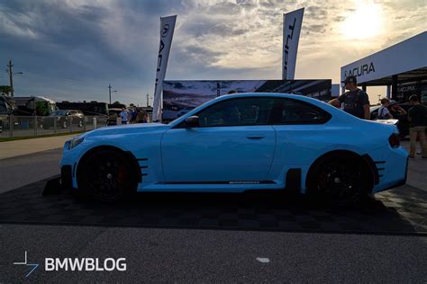 Bmw M Flaunts Striking M Performance Exhaust At Daytona