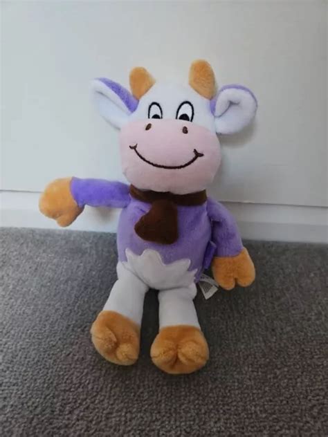 Lila Milka Cow Plush Soft Toy Chocolate Purple White 9 £9 00 Picclick Uk