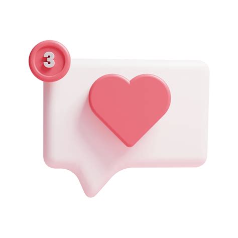 3d Instagram Social Media Like Ou 3d Social Media Like Heart Emoji