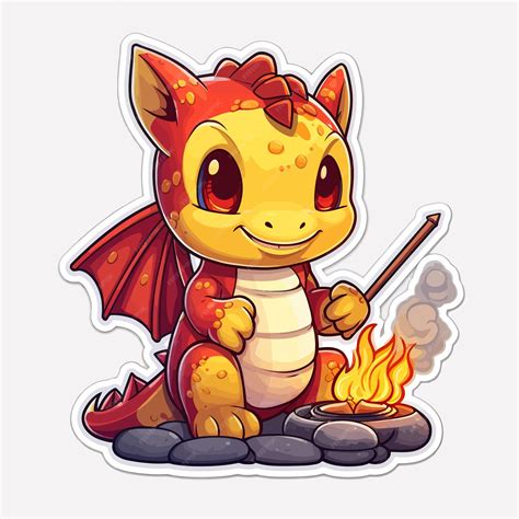 Premium Vector Cute Chibi Dragon