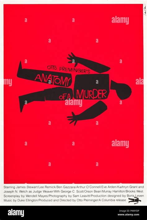 Original Film Title: ANATOMY OF A MURDER. English Title: ANATOMY OF A ...