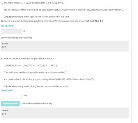 Solved 5. The molar mass of NaOH 40.00 g/mol You just | Chegg.com