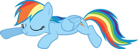 Rainbow Dash Sleeping by RainbowCrab on DeviantArt