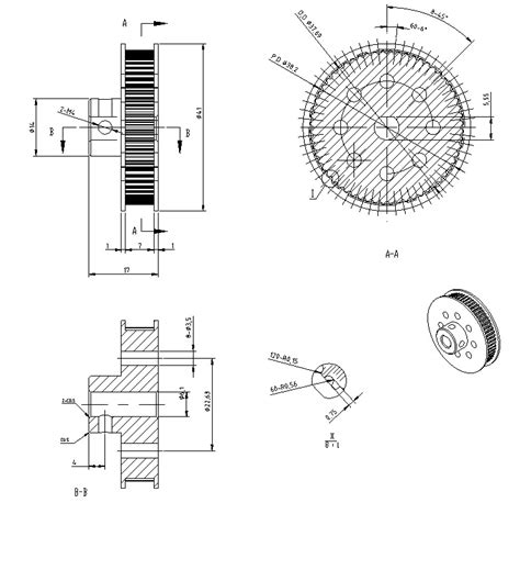 Tooth Gt Mm Timing Belt D Shaft Pulley Studica Robotics