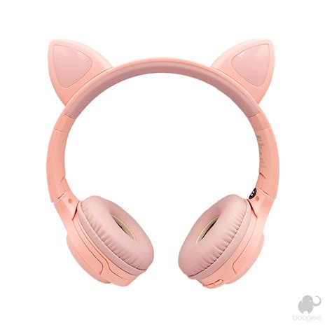 Fone De Ouvido Redu O De Ru Do Orelha De Gato Rosa Booglee No Shoptime