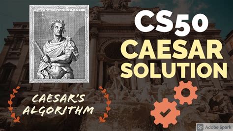 Cs50 Caesar Solution Week 2 Pset2 Youtube