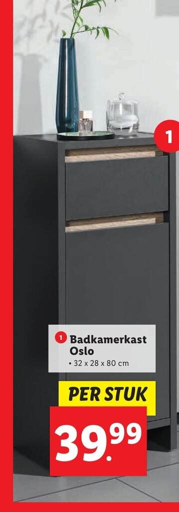 Badkamerkast X X Cm Aanbieding Bij Lidl