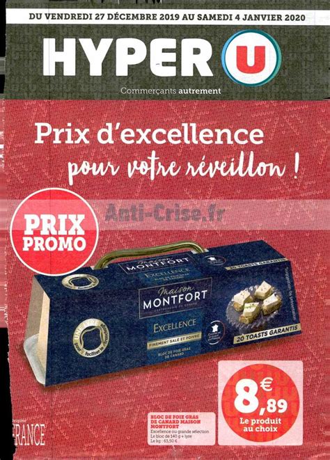 Anti crise fr Catalogue Hyper U du 27 décembre 2019 au 04 janvier